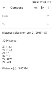 Distance Calculator android App screenshot 0