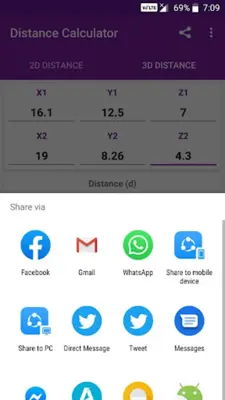 Distance Calculator android App screenshot 1