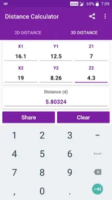 Distance Calculator android App screenshot 2